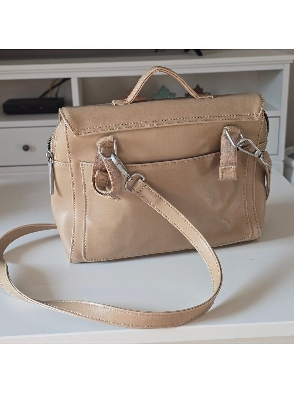 Matt & Nat Elegant Tan Cross Boby Vegan Handbag - Picture 5 of 9